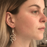 Boucles d'oreilles Serpent