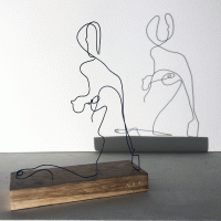 esquisse-6-sculpture-fil-de-fer-laure-simoneau-atelier-lor-wire-paris-artiste-art-fildeferiste-sculpteur