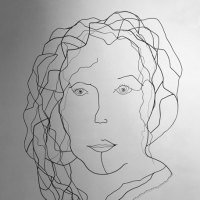La-peintre-aux-milles-etoiles-sans-ombre-laure-simoneau-LoR-charlotte-salomon-grand-palais-fil-de-fer-wire-portrait-honfleur-femme-art-hommage