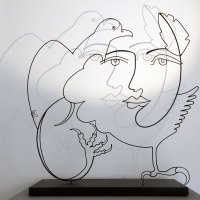 l'aigle-noir-2-omre-shadow-sculpture-lor-laure-simoneau-aigle-noir-paris-artiste-sculpteur-portrait-femme-picasso-dessin-wire-fil-de-fer-inspiration