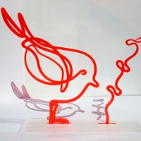 2-plexi-orange-blanc-colombe-plexiglass-lor-laure-simoneau-oiseau-sculpture-design-serie-decoration